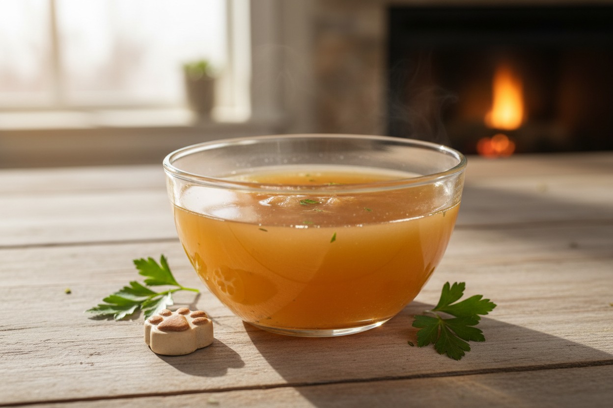 Safe Bone Broth Recipe for Anxious Dogs